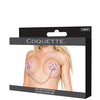 Darque Studded Cross Reusable Pasties w/Chain - Pink O/S