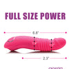 Curve Toys Gossip Blasters 7X Thrusting Silicone Vibrator - Magenta