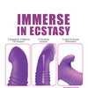 Curve Toys Gossip Blasters 7X Thrusting Silicone Rabbit Vibrator - Violet