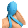 Curve Toys Gossip Love Loops 10X Silicone Cock Ring w/Remote - Azure