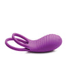Curve Toys Gossip Love Loops 10X Silicone Cock Ring w/Remote - Violet