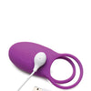 Curve Toys Gossip Love Loops 10X Silicone Cock Ring w/Remote - Violet