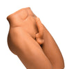 Curve Toys Jock Poseable Torso w/Thrusting Dildo - Drop Ship Only