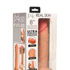 Curve Toys Jock Real Skin Silicone 8" Vibrating Dildo