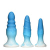 Curve Toys Simply Sweet Silicone Butt Plug Set - Blue