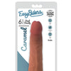 Curve Novelties Easy Riders Dual Destiny 6" Slim Dildo - Caramel