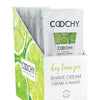 COOCHY Shave Cream - .5 oz Key Lime Pie Foil Display of 24