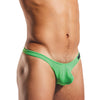 Cocksox Enhancing Pouch Thong - Palm Leaf Green MD