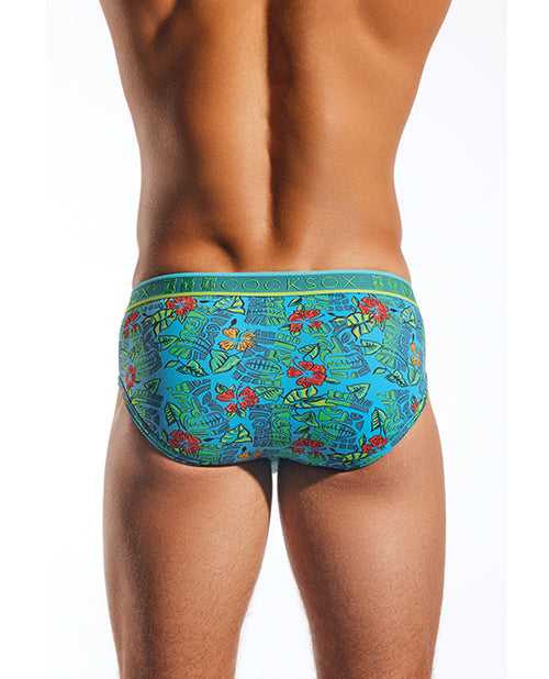 Cocksox Contour Pouch Sports Brief - Multi-Color Tiki LG