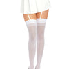Thigh High Back Seam - White O/S