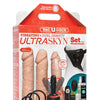 Vac-U-Lock Vibrating Dual Density ULTRASKYN Set w/Wireless Remote - Assorted Tones