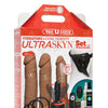 Vac-U-Lock Vibrating Dual Density ULTRASKYN Set w/Wireless Remote - Assorted Tones