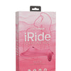 iRide Pleasure Seat Suck Stimulator Rechargeable w/Wireless Remote - Dusty Pink