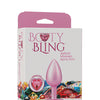 Booty Bling Jeweled Metal Plug - Small Pink