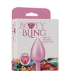Booty Bling Jeweled Metal Plug - Large Pink