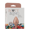 Booty Bling Jeweled Metal Plug - Medium Gold