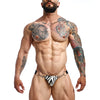 Dngeon Snap Jockstrap - Black/White Zebra O/S