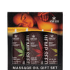 Earthly Body 2024 Holiday Massage Oil Gift Set - 2 oz Asst. Scents Box of 3