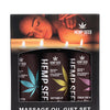 Earthly Body 2025 Valentines Massage Oil Gift Set - 2 oz Asst. Scents Box of 3