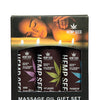 Earthly Body 2026 Valentines Massage Oil Gift Set - 2 oz Asst. Scents Box of 3