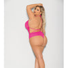 Euphoria Neon Deep V Teddy Neon Pink QN