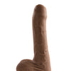 Evolved Peek A Boo Vibrating Dildo - Dark