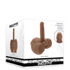 NO ETA Evolved Easy Rider Thrusting & Vibrating Life-Like Dildo - Dark