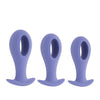 Evolved Hole Punch Anal Plug Set - Purple  Set of 3