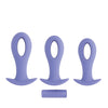 Evolved Hole Punch Anal Plug Set - Purple  Set of 3
