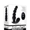 Evolved Bead Me Up Curved Anal Vibrator w/Remote Control - Black