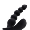 Evolved Bead Me Up Curved Anal Vibrator w/Remote Control - Black