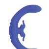 Evolved Lovebirds Curved Dual-Ended Rabbit Vibe w/Remote Control - Blue