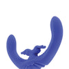 Evolved Lovebirds Curved Dual-Ended Rabbit Vibe w/Remote Control - Blue