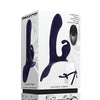 Evolved Giving Vibes Strap-On Bunny Eared Stimulator w/Remote Control - Purple