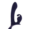 Evolved Giving Vibes Strap-On Bunny Eared Stimulator w/Remote Control - Purple
