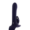 Evolved Giving Vibes Strap-On Bunny Eared Stimulator w/Remote Control - Purple