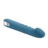 Evolved Queen of All Trades Thrusting & Rotating Vibrator - Teal