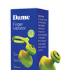 Dame Fin 2.0 Finger Vibrator - Citrus