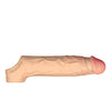Shaft Flexskin Liquid Silicone 7.8" Vibrating Sheath - Pine