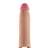 Shaft Flexskin Liquid Silicone 8.8" Vibrating Sheath - Pine
