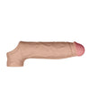 Shaft Flexskin Liquid Silicone 8.8" Vibrating Sheath - Pine