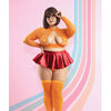 Play Mystery Mistress 6 pc Set - Orange/Red 3X/4X