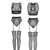 Fifty Shades of Grey Captivate Lacy Bra Set Black O/S
