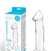 Glas 6" Dildo w/Veins & Flat Base