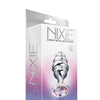 Nixie Honey Dipper Ribbed Metal Rainbow Jeweled Butt Plug - Small