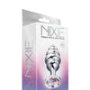 Nixie Honey Dipper Ribbed Metal Rainbow Jeweled Butt Plug - Medium