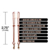 Nixie Pearl Drop Tweezer Nipple Clamps - Rose Gold