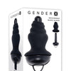 Gender X ECHO Vibrating Shaft w/Removable Silicone Sleeve - Black