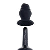 Gender X ECHO Vibrating Shaft w/Removable Silicone Sleeve - Black
