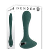 Gender X Goes Anywhere Vibrating Silicone Plug - Teal